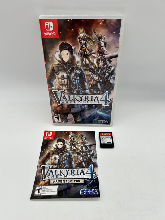 PiXEL-RETRO.COM : NINTENDO SWITCH COMPLETE IN BOX COMPLETE MANUAL GAME NTSC VALKYRIA CHRONICLES 4