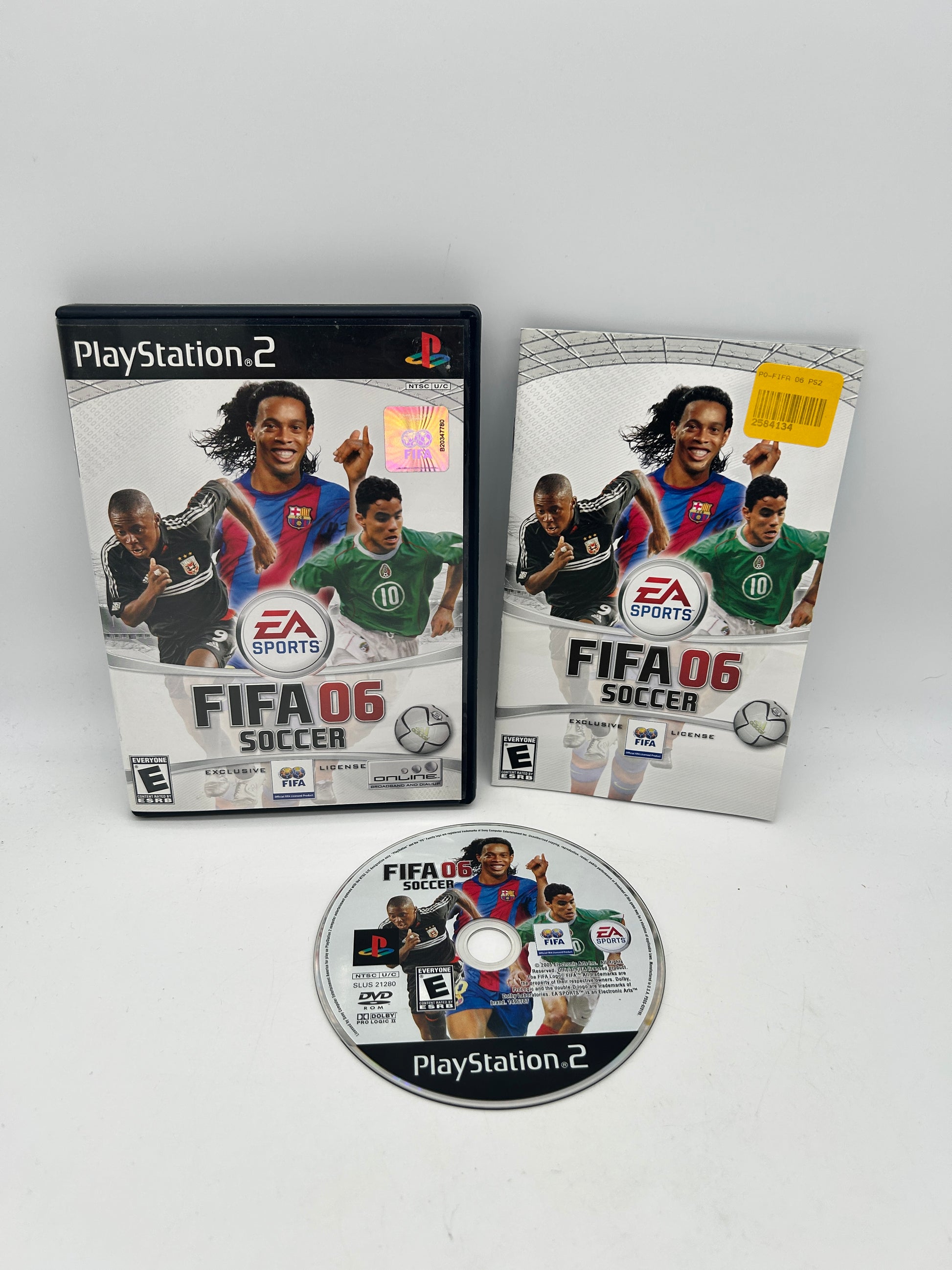 PiXEL-RETRO.COM : SONY PLAYSTATION 2 (PS2) COMPLET CIB BOX MANUAL GAME NTSC FIFA SOCCER 06