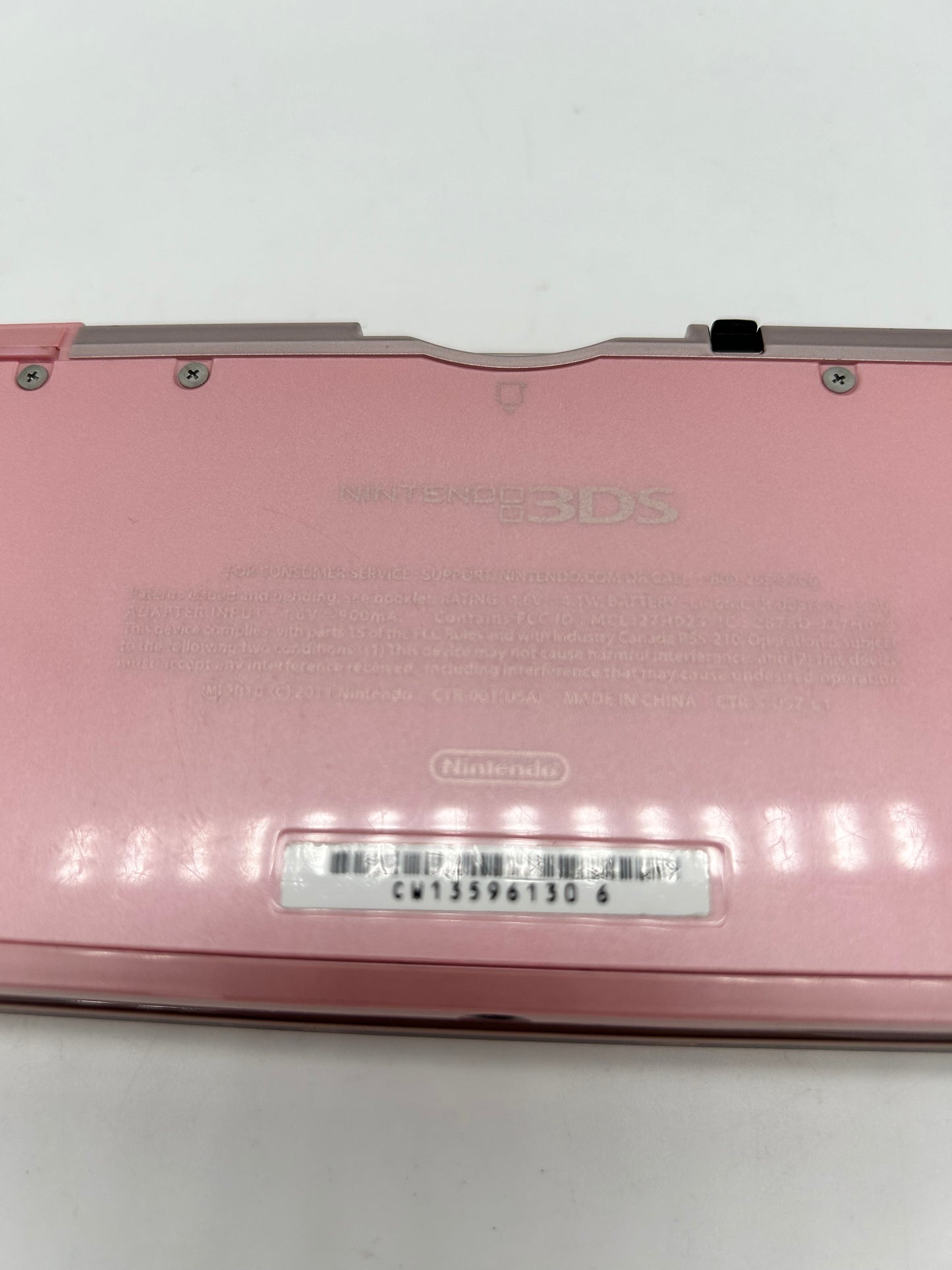 NiNTENDO 3DS CONSOLE | MODEL PINK PEARL PEARL PiNK CTR-001(USA)