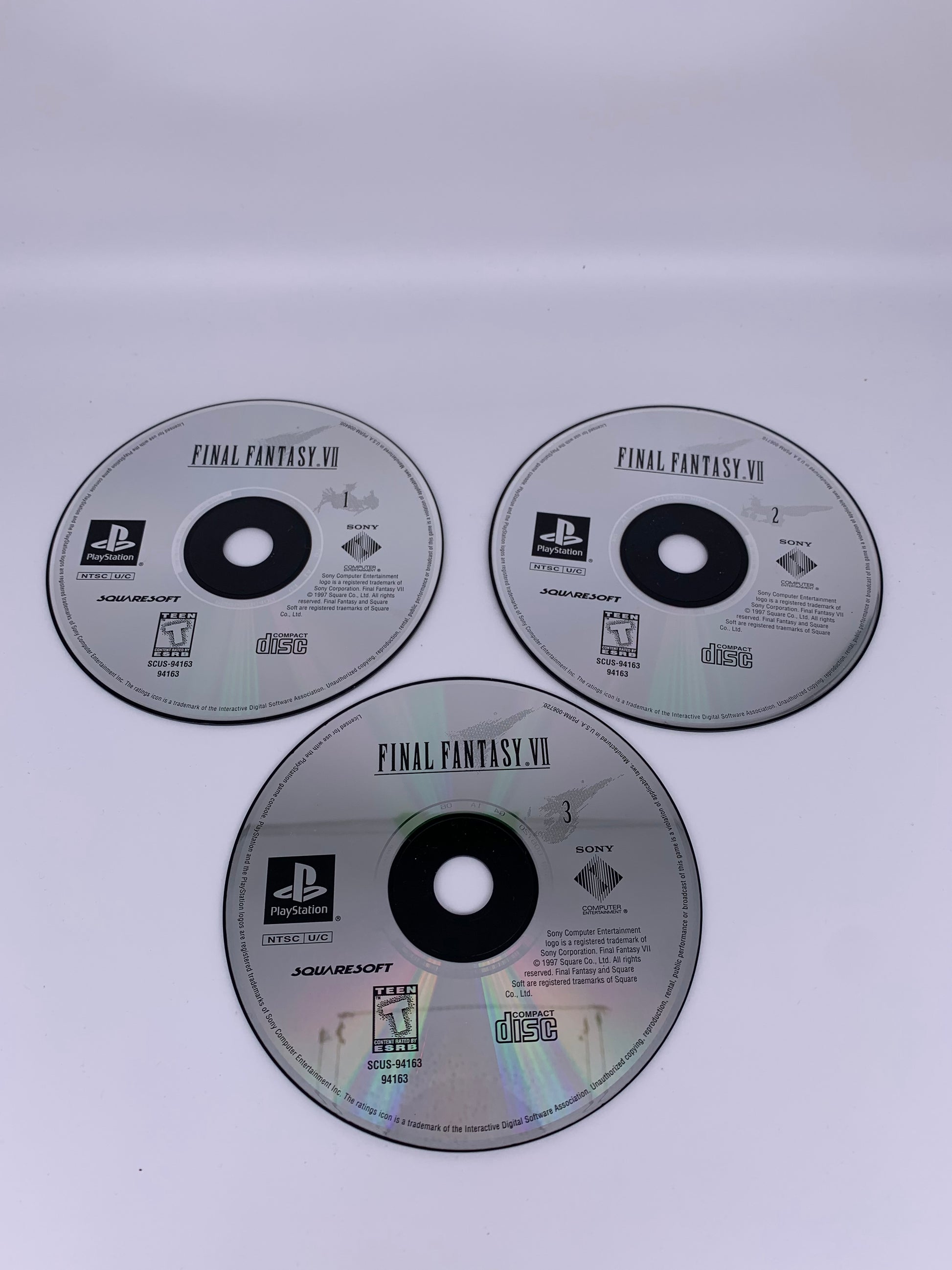 PiXEL-RETRO.COM : SONY PLAYSTATION (PS1) COMPLETE CIB BOX MANUAL GAME NTSC FINAL FANTASY VII