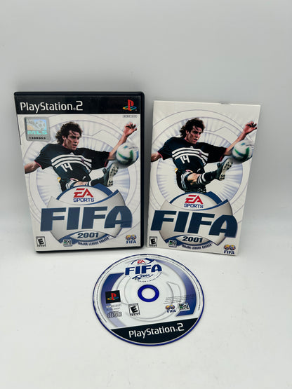 PiXEL-RETRO.COM : SONY PLAYSTATION 2 (PS2) COMPLET CIB BOX MANUAL GAME NTSC FIFA SOCCER 2001