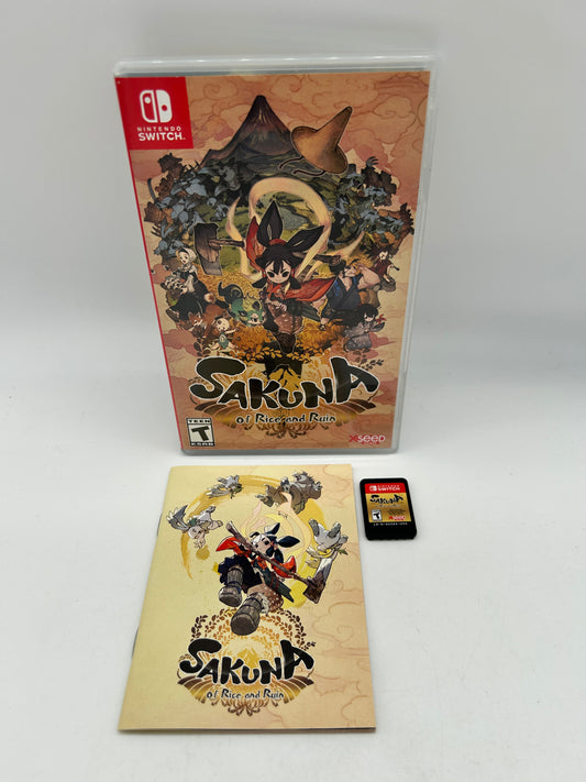 PiXEL-RETRO.COM : NINTENDO SWITCH NEW SEALED IN BOX COMPLETE MANUAL GAME NTSC SAKUNA OF RICE AND RUIN