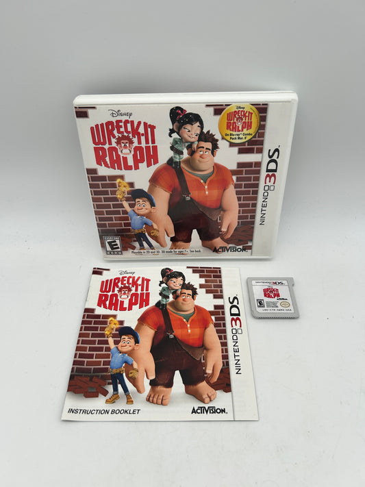 PiXEL-RETRO.COM : NINTENDO 3DS (3DS) COMPLETE CIB BOX MANUAL GAME NTSC WRECK-IT RALPH