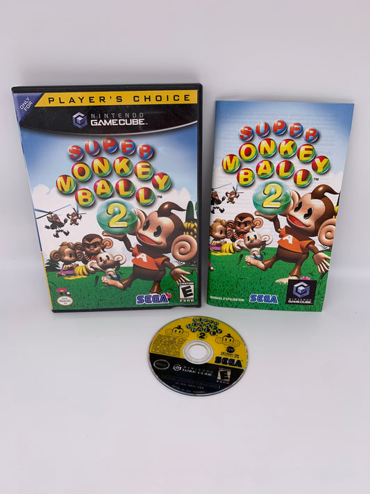 PiXEL-RETRO.COM : NINTENDO GAMECUBE SUPER MONKEY BALL 2 COMPLETE GAME BOX MANUAL NTSC