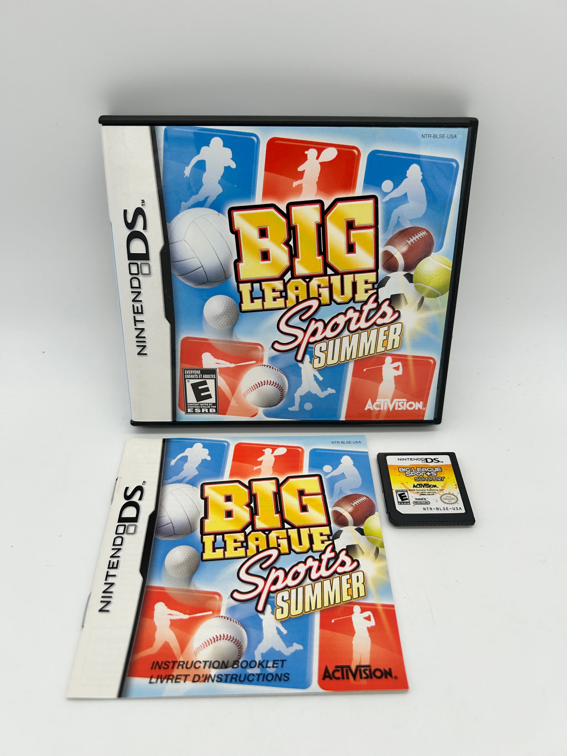 PiXEL-RETRO.COM : NINTENDO DS (DS) COMPLETE CIB BOX MANUAL GAME NTSC BIG LEAGUE SPORTS SUMMER