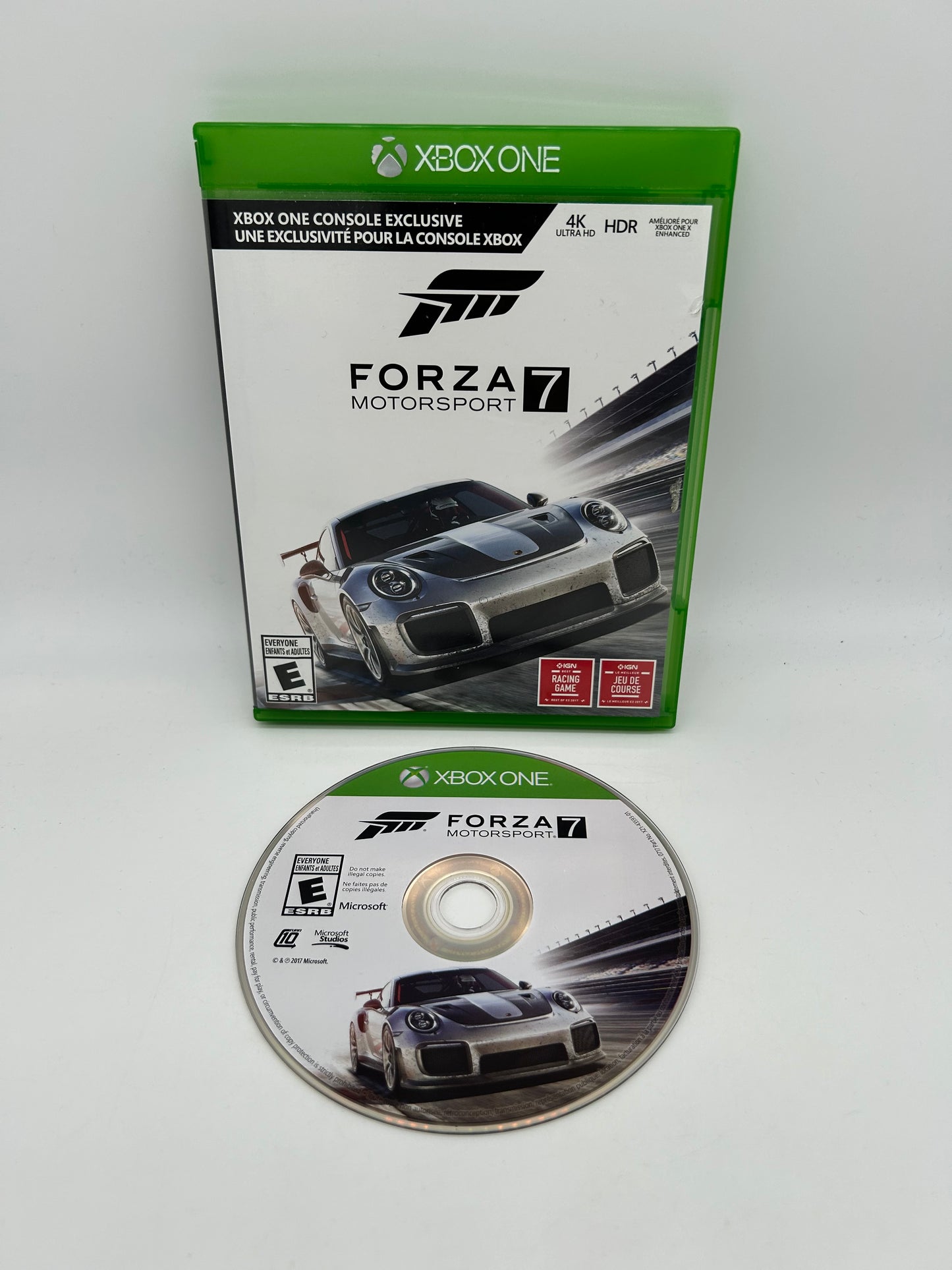 PiXEL-RETRO.COM : MICROSOFT XBOX ONE COMPLETE CIB BOX MANUAL GAME NTSC FORZA MOTORSPORT 7