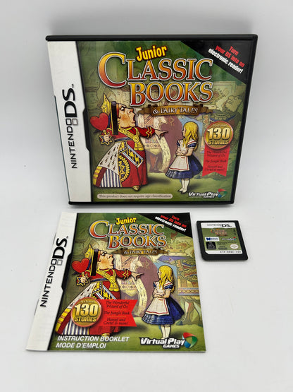 PiXEL-RETRO.COM : NINTENDO DS (DS) COMPLETE CIB BOX MANUAL GAME NTSC JUNIOR CLASSIC BOOKS & FAIRYTALES