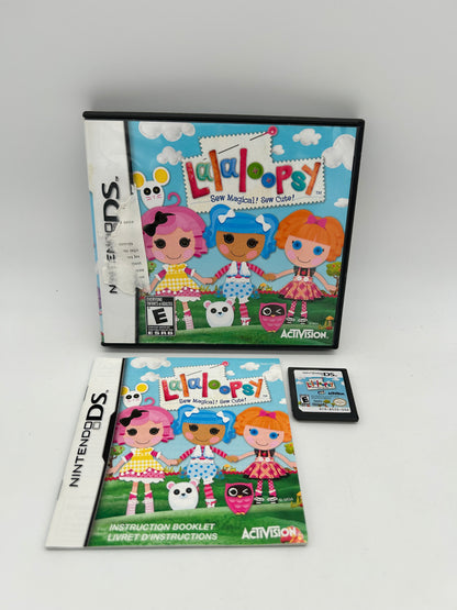 PiXEL-RETRO.COM : NINTENDO DS (DS) COMPLETE CIB BOX MANUAL GAME NTSC LALALOOPSY SEW MAGICAL SEW CUTE