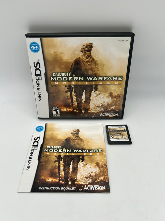 PiXEL-RETRO.COM : NINTENDO DS (DS) COMPLETE CIB BOX MANUAL GAME NTSC CALL OF DUTY MODERN WARFARE MOBILIZED