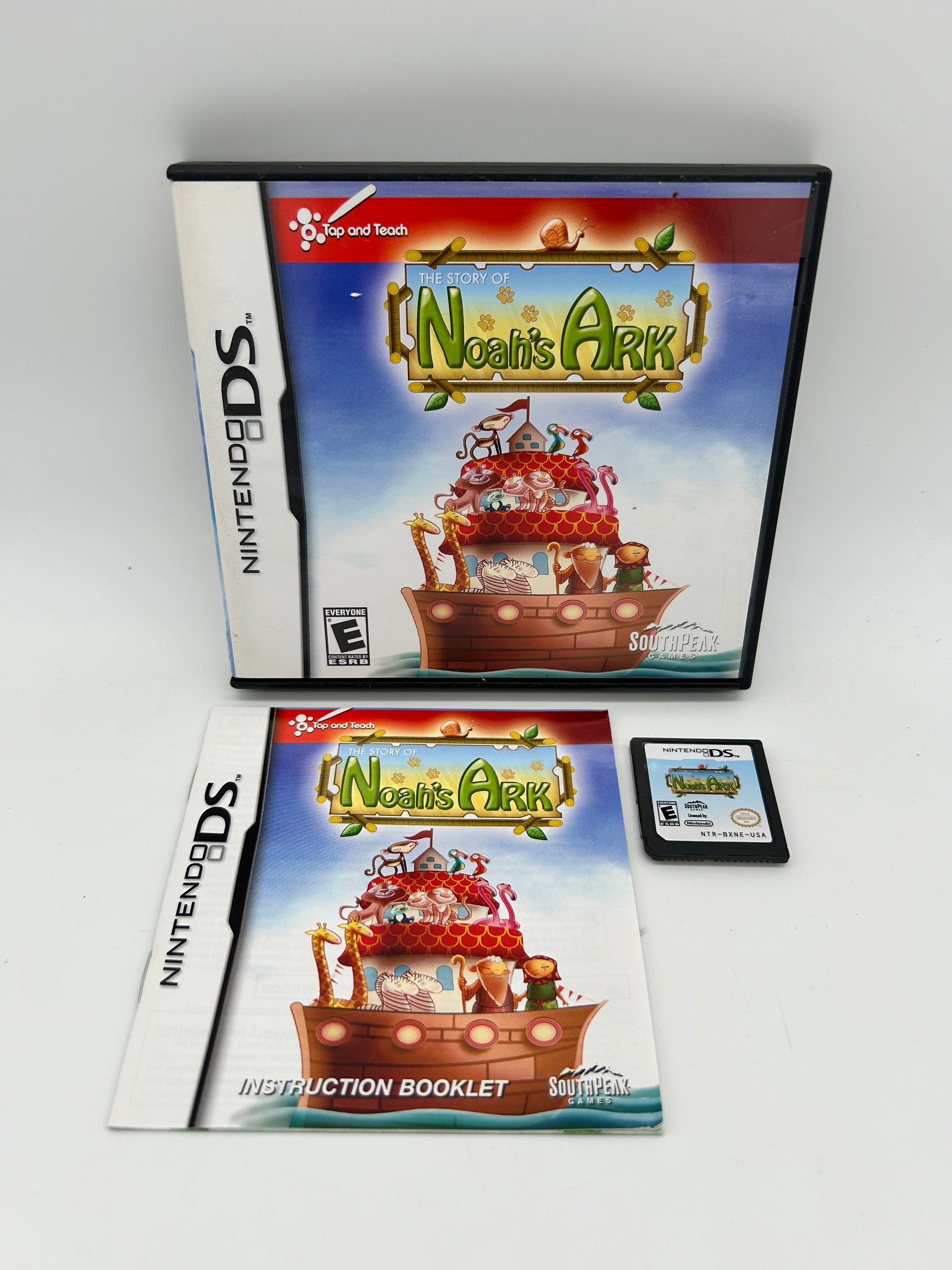 PiXEL-RETRO.COM : NINTENDO DS (DS) COMPLETE CIB BOX MANUAL GAME NTSC THE STORY OF NOAH'S ARK