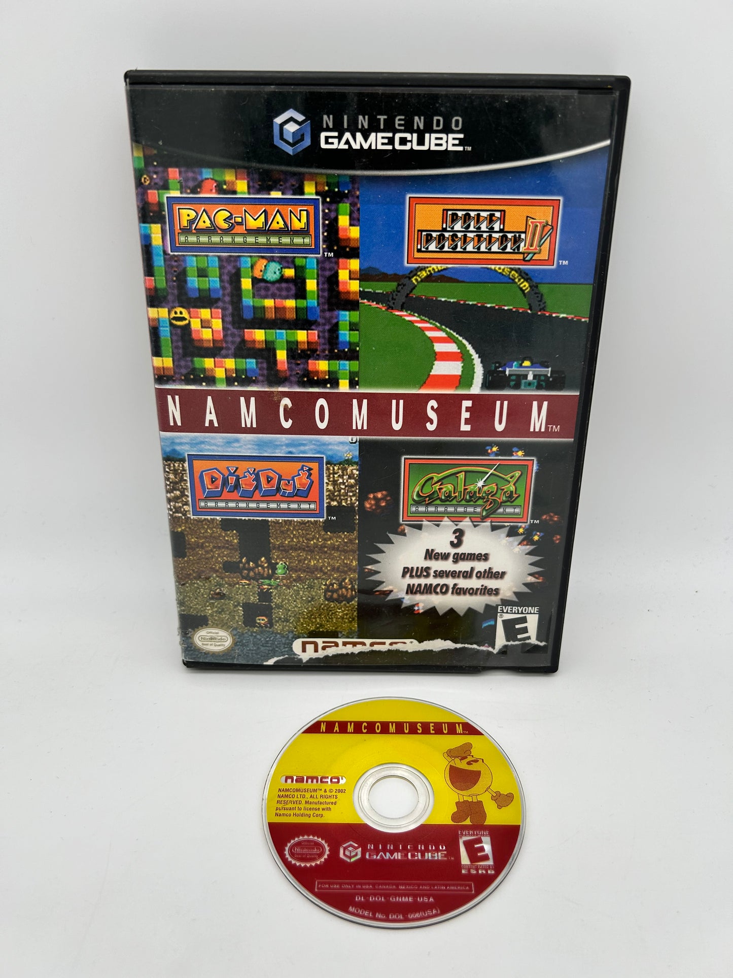 PiXEL-RETRO.COM : NINTENDO GAMECUBE COMPLETE CIB BOX MANUAL GAME NTSC NAMCO MUSEUM