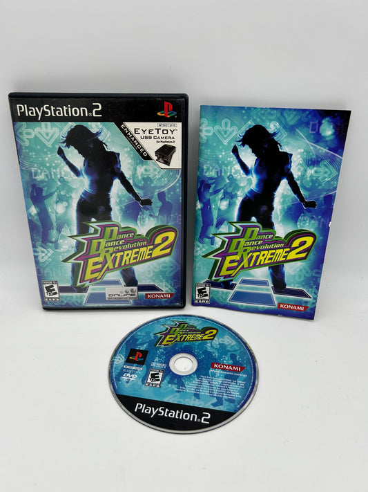 PiXEL-RETRO.COM : SONY PLAYSTATION 2 (PS2) COMPLET CIB BOX MANUAL GAME NTSC DANCE DANCE REVOLUTION EXTREME 2