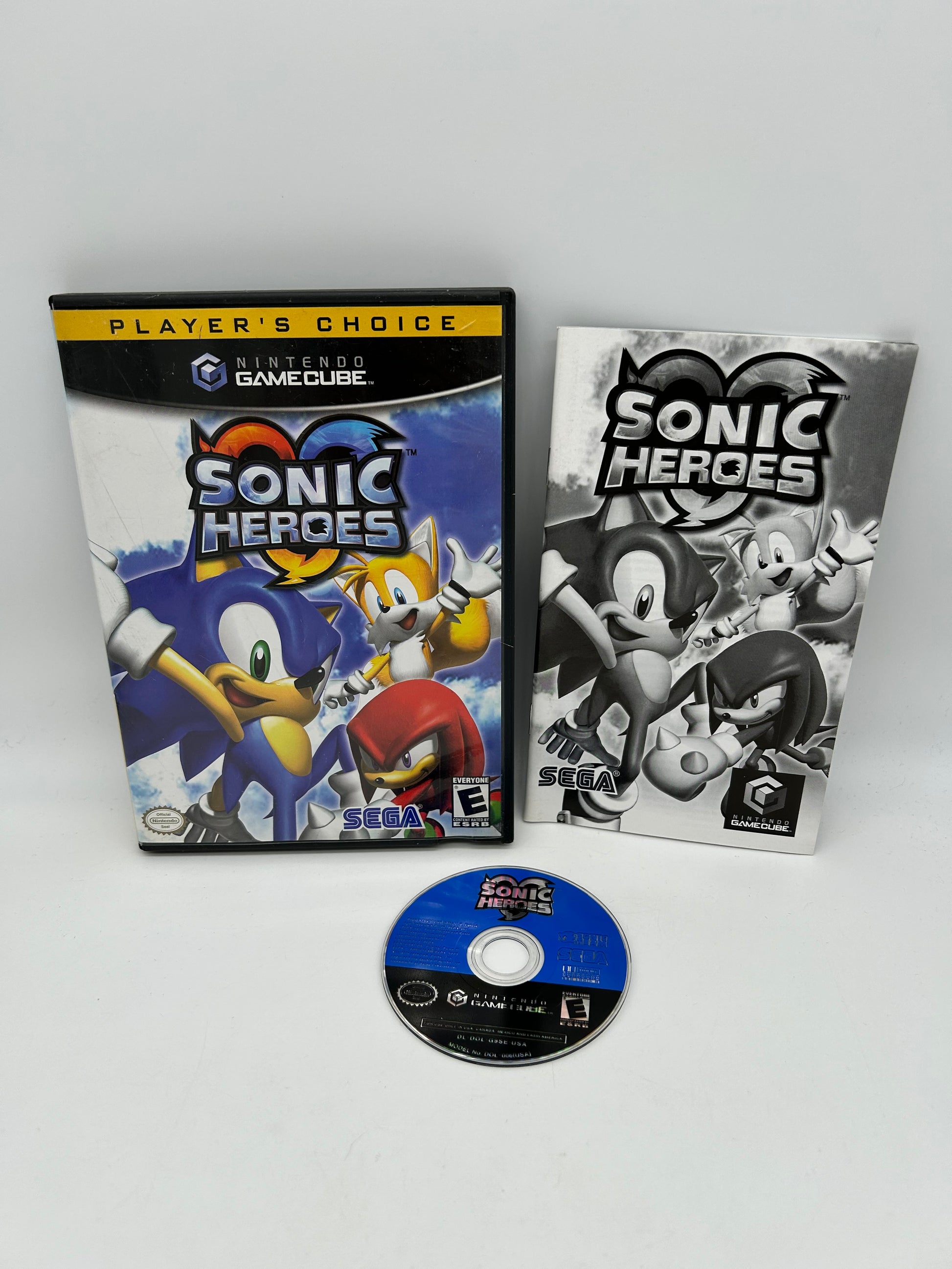 PiXEL-RETRO.COM : NINTENDO GAMECUBE SONIC HEROES COMPLETE CIB BOX INSTRUCTION MANUAL GAME NTSC