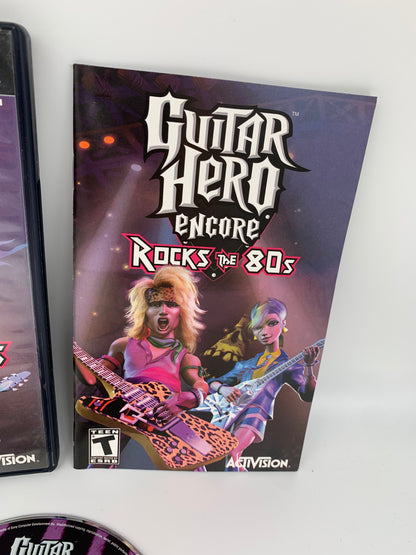 SONY PLAYSTATiON 2 [PS2] | GUiTAR HERO ENCORE ROCKS THE 80s