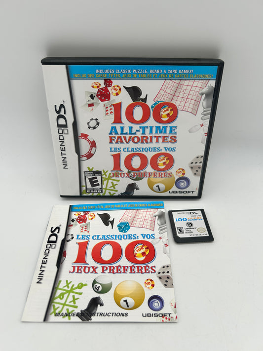 PiXEL-RETRO.COM : NINTENDO DS (DS) COMPLETE CIB BOX MANUAL GAME NTSC 100 ALL-TIME FAVORITES