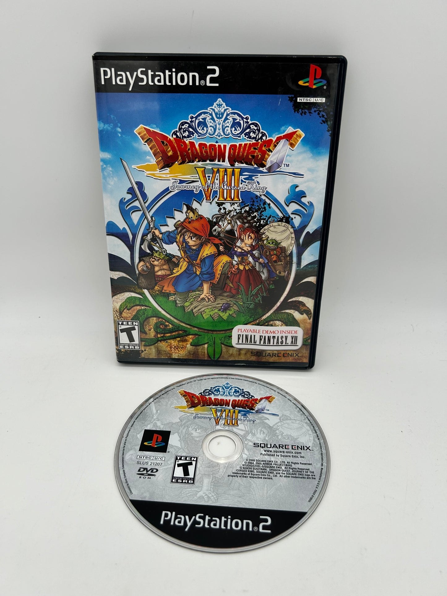 PiXEL-RETRO.COM : SONY PLAYSTATION 2 (PS2) COMPLET CIB BOX MANUAL GAME NTSC DRAGON QUEST VIII JOURNEY OF THE CURSED KING