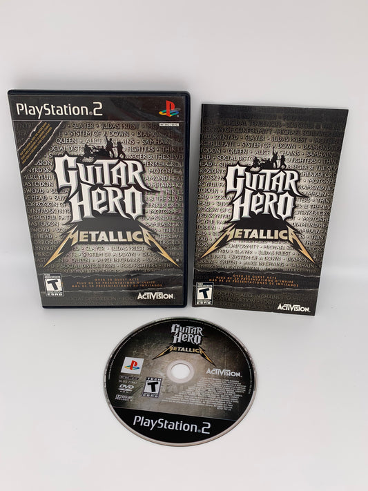 PiXEL-RETRO.COM : SONY PLAYSTATION 2 (PS2) COMPLET CIB BOX MANUAL GAME NTSC GUITAR HERO METALLICA