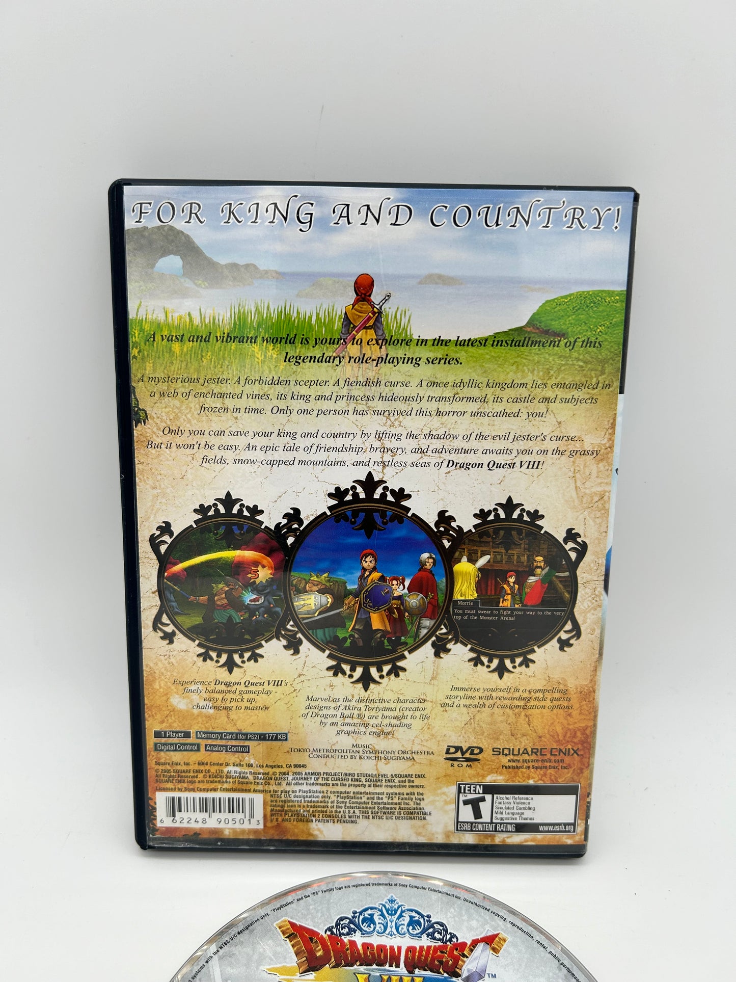 SONY PLAYSTATiON 2 [PS2] | DRAGON QUEST VIII JOURNEY OF THE CURSED KiNG