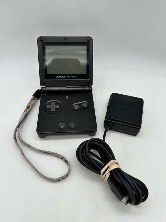 PiXEL-RETRO.COM : NINTENDO GAME BOY ADVANCE SP GBA ORIGINAL VERSION NTSC BLACK UGS-001 