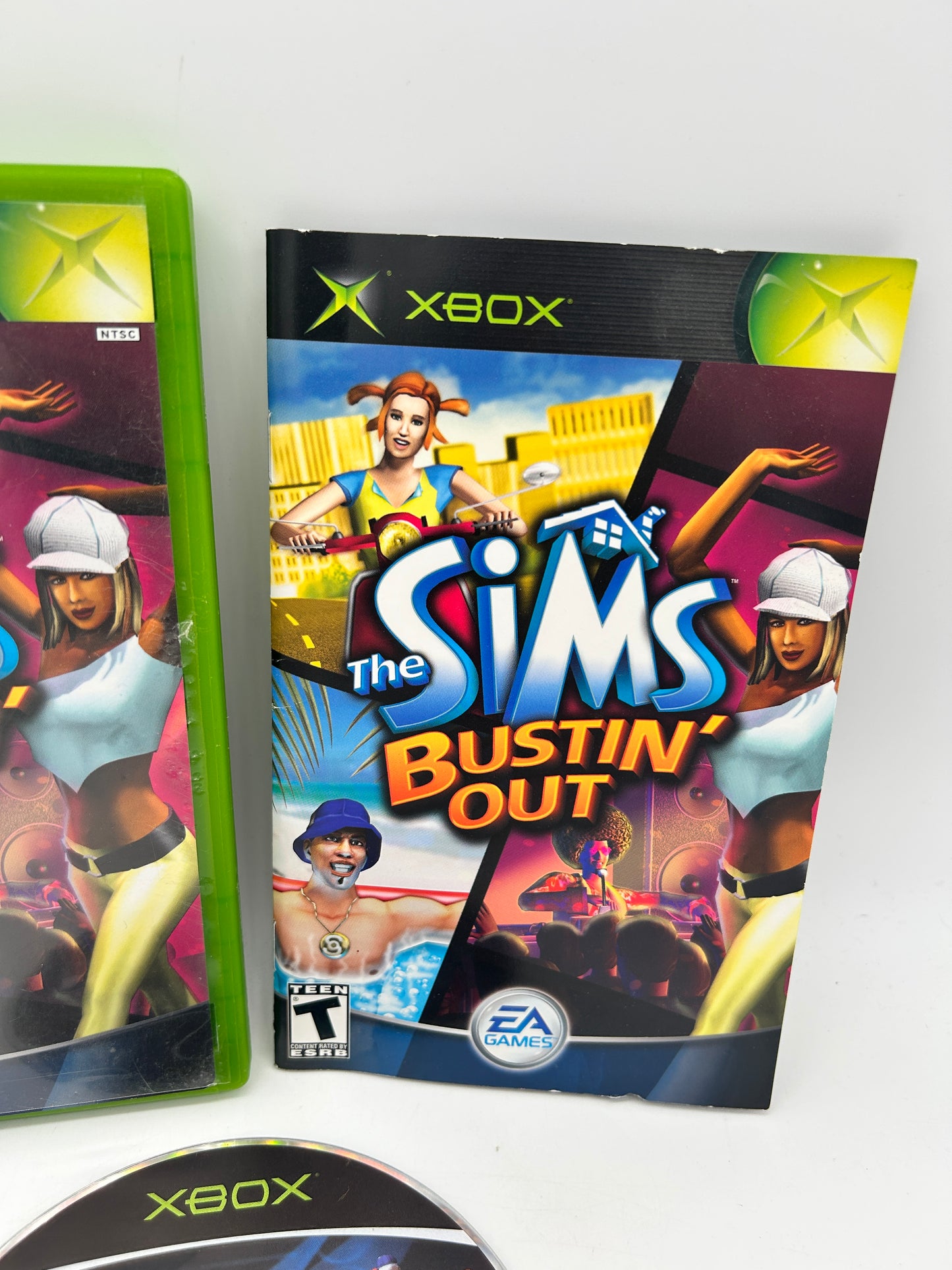 MiCROSOFT XBOX ORiGiNAL | THE SiMS BUSTiN' OUT