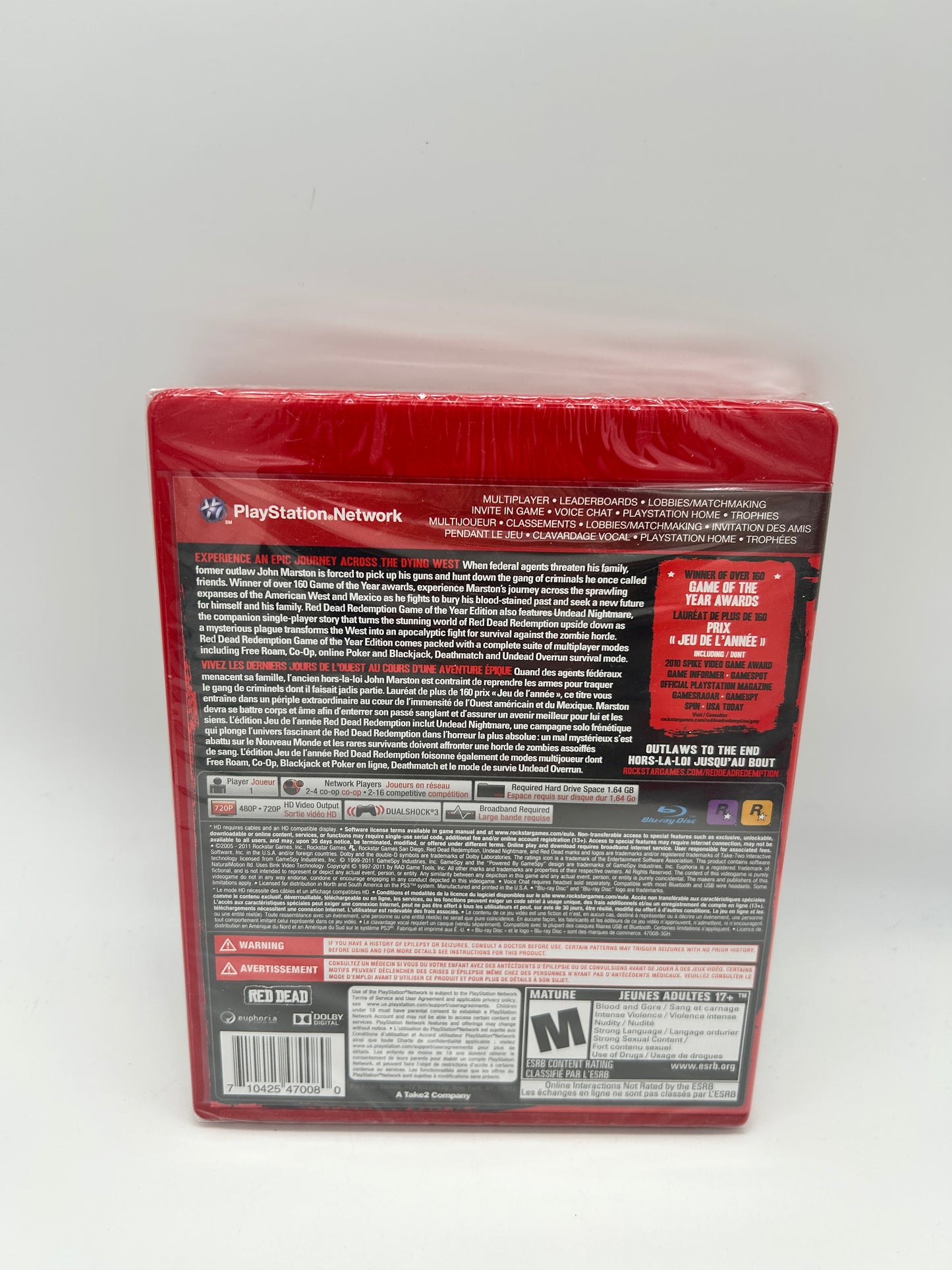 SONY PLAYSTATiON 3 [PS3] | RED DEAD REDEMPTiON | GREATEST HiTS GAME OF THE YEAR EDiTiON