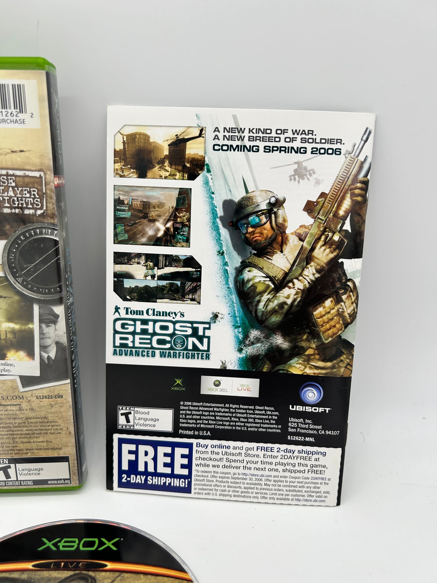 MiCROSOFT XBOX ORiGiNAL | BLAZiNG ANGELS SQUADRONS OF WWII