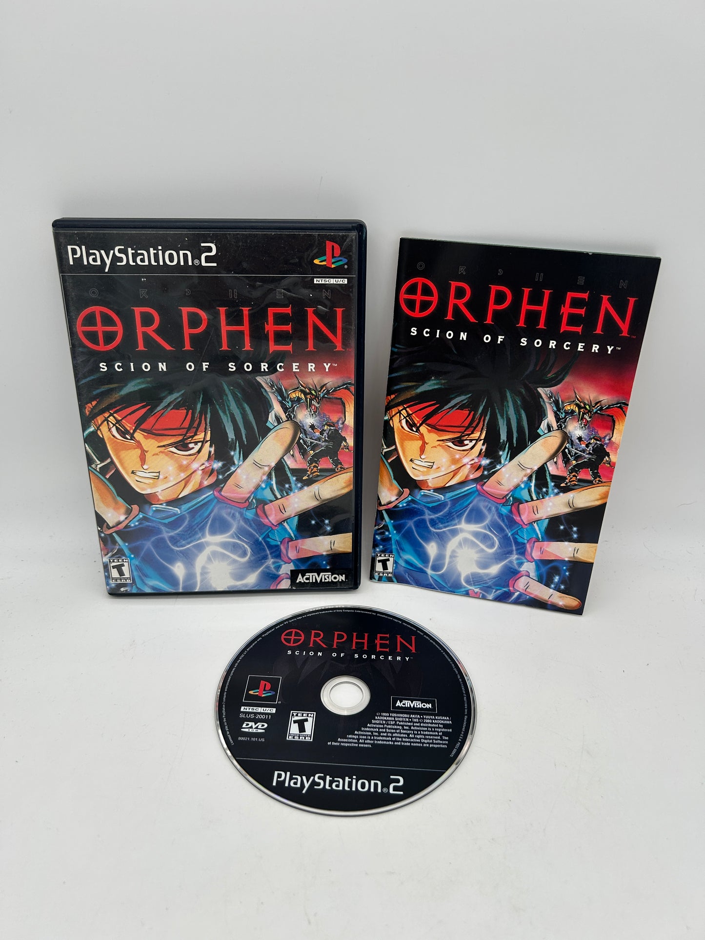 PiXEL-RETRO.COM : SONY PLAYSTATION 2 (PS2) GAME BOX INSTRUCTION MANUAL CIB COMPLET NTSC ORPHEN SCION OF SORCERY
