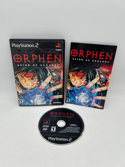 PiXEL-RETRO.COM : SONY PLAYSTATION 2 (PS2) GAME BOX INSTRUCTION MANUAL CIB COMPLET NTSC ORPHEN SCION OF SORCERY