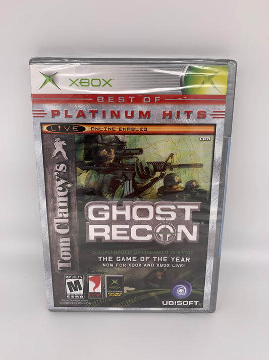 PiXEL-RETRO.COM : MICROSOFT XBOX COMPLETE CIB BOX MANUAL GAME NTSC NEW SEALED TOM CLANCYS GHOST RECON