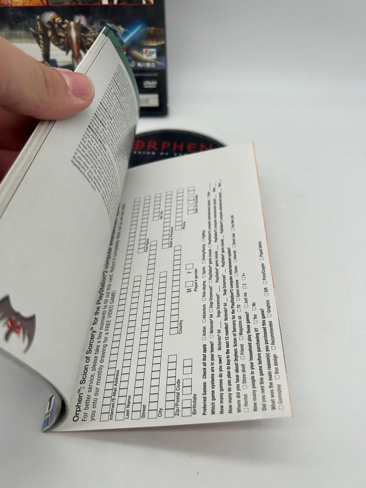 SONY PLAYSTATiON 2 [PS2] | ORPHEN SCiON OF SORCERY