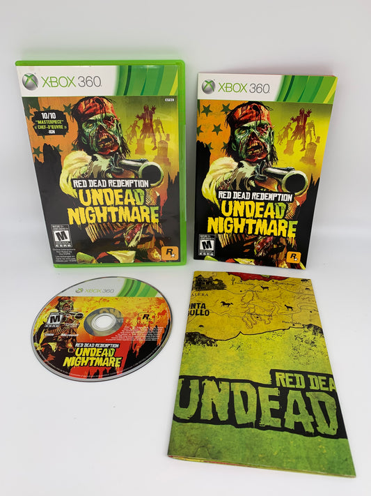 PiXEL-RETRO.COM : MICROSOFT XBOX 360 COMPLETE CIB BOX MANUAL GAME NTSC RED DEAD REDEMPTION UNDEAD NIGHTMARE