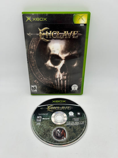 PiXEL-RETRO.COM : MICROSOFT XBOX COMPLETE CIB BOX MANUAL GAME NTSC ENCLAVE