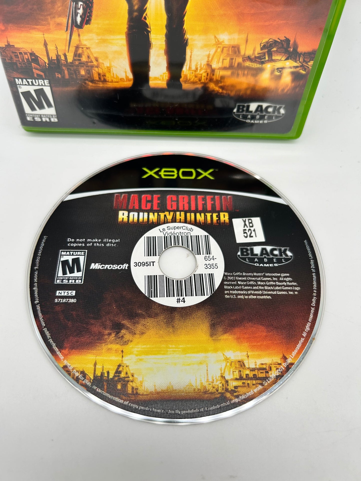 MiCROSOFT XBOX ORiGiNAL | MACE GRiFFiN BOUNTY HUNTER