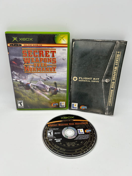 PiXEL-RETRO.COM : MICROSOFT XBOX COMPLETE CIB BOX MANUAL GAME NTSC SECRET WEAPONS OVER NORMANDY