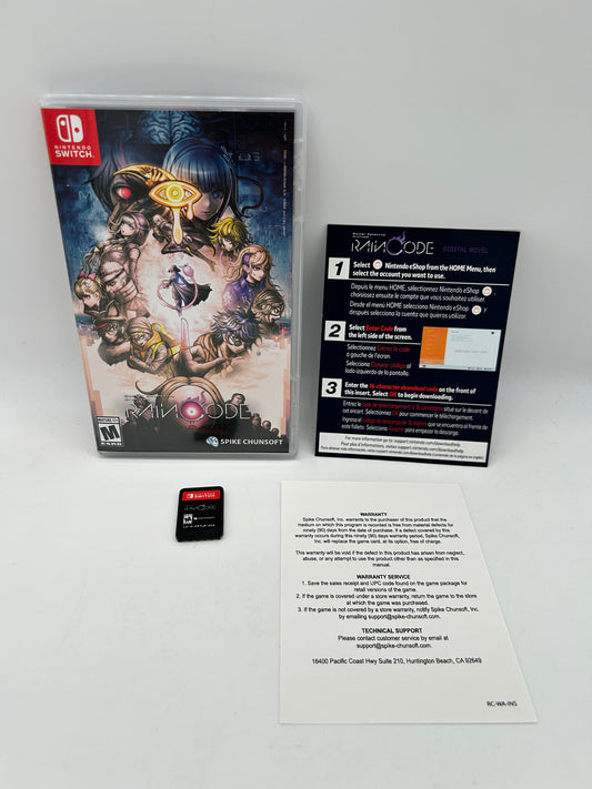 PiXEL-RETRO.COM : NINTENDO SWITCH COMPLETE IN BOX COMPLETE MANUAL GAME NTSC MASTER DETECTIVE ARCHIVES RAINCODE