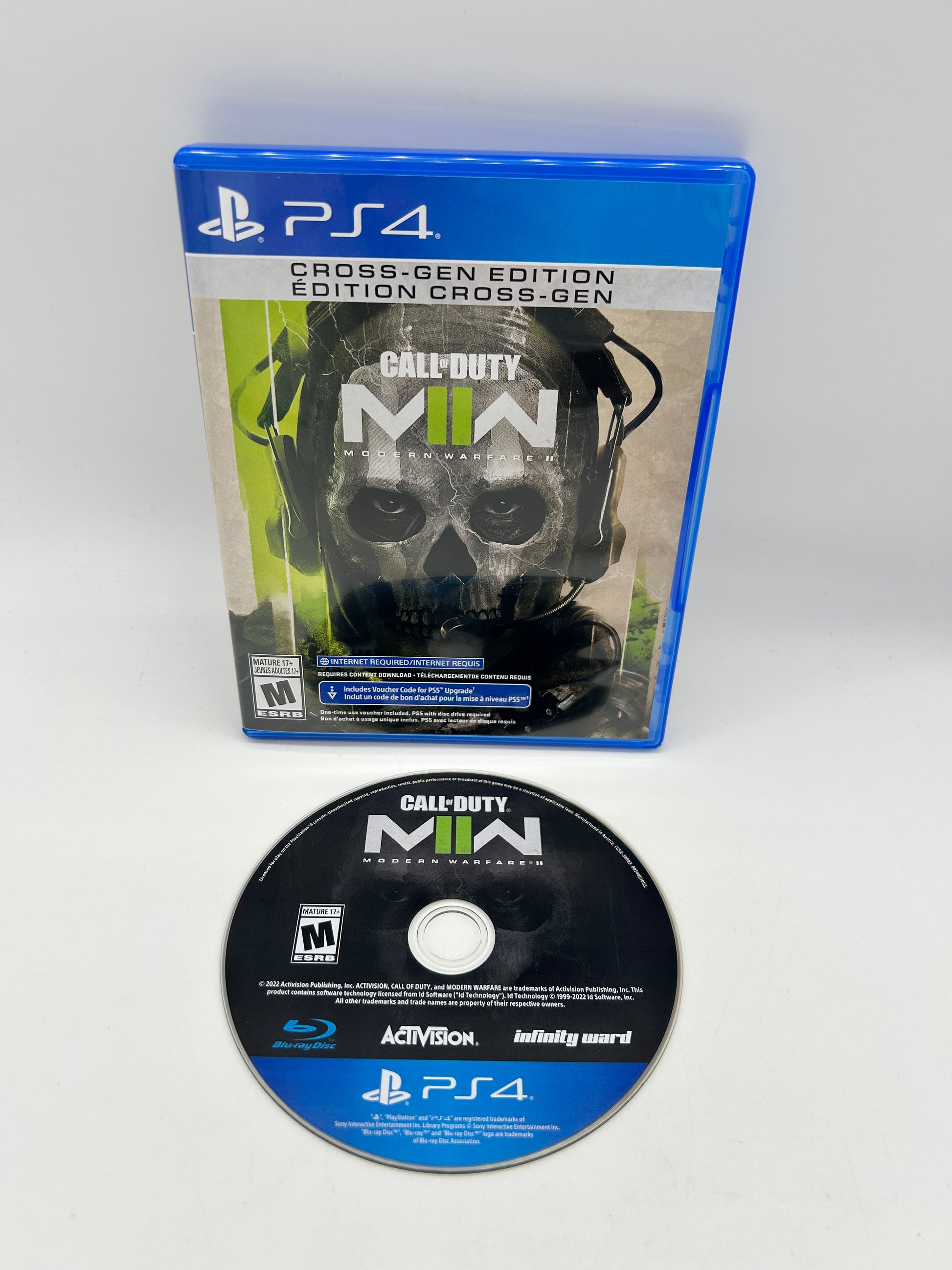 PiXEL-RETRO.COM : SONY PLAYSTATION 4 (PS4) COMPLETE CIB BOX MANUAL GAME NTSC CALL OF DUTY MODERN WARFARE II
