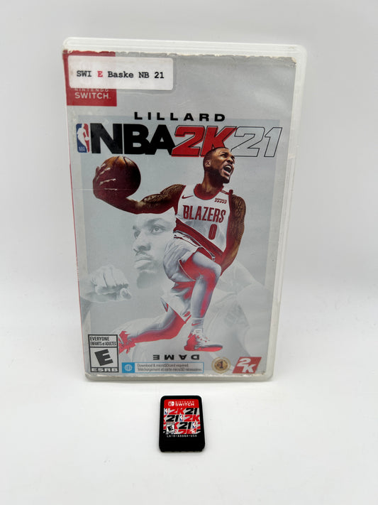 PiXEL-RETRO.COM : NINTENDO SWITCH COMPLETE IN BOX COMPLETE MANUAL GAME NTSC NBA 2K21