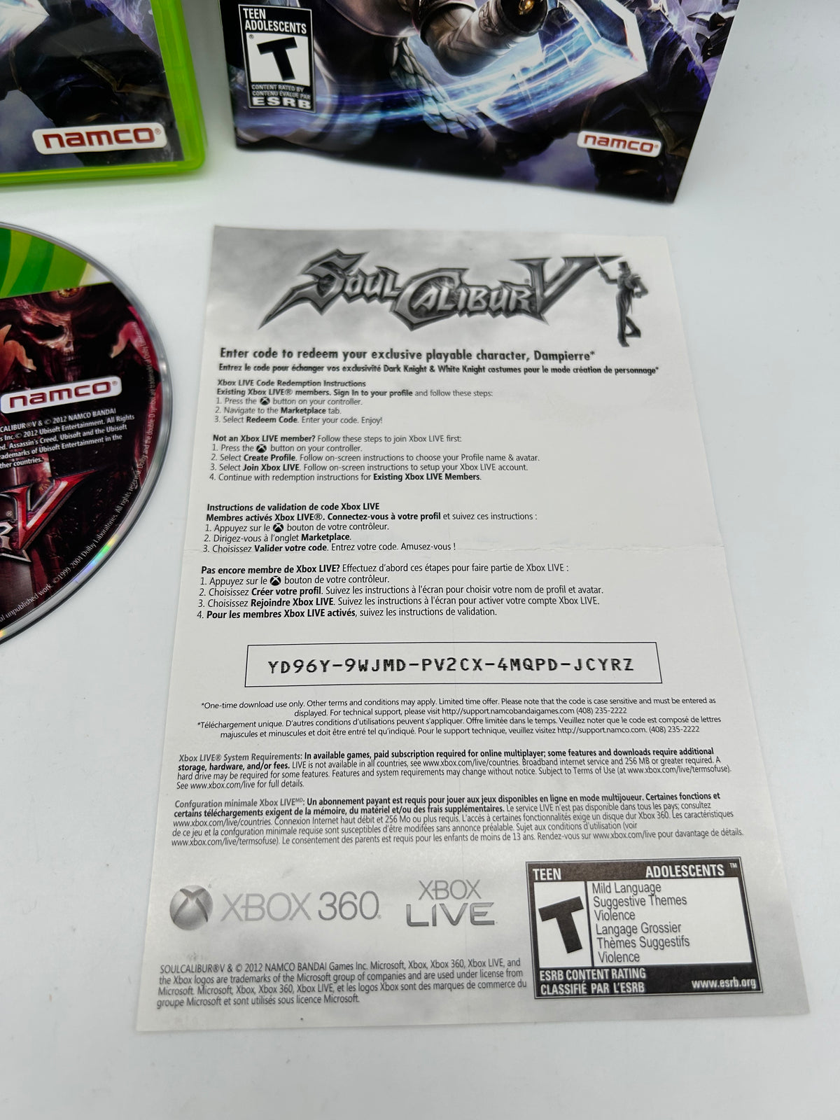 Microsoft XBOX 360 | SOUL CALiBUR V