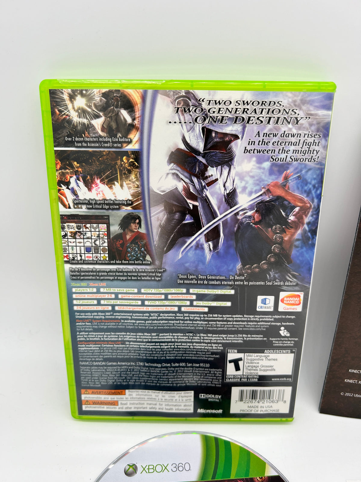 Microsoft XBOX 360 | SOUL CALiBUR V