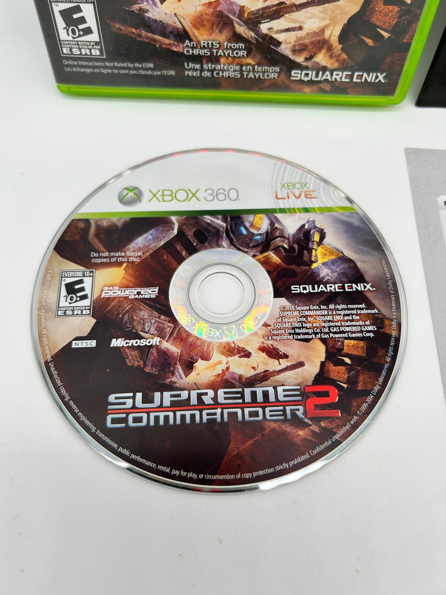 Microsoft XBOX 360 | SUPREME COMMANDER 2