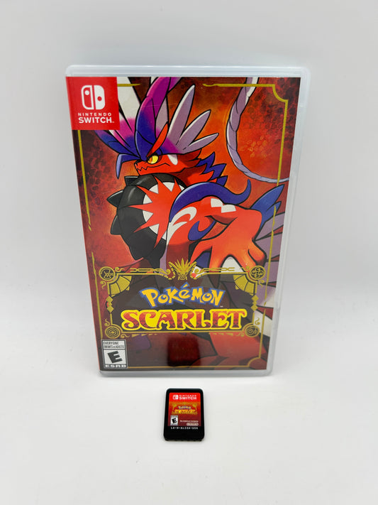 PiXEL-RETRO.COM : NINTENDO SWITCH COMPLETE IN BOX COMPLETE MANUAL GAME NTSC POKEMON SCARLET