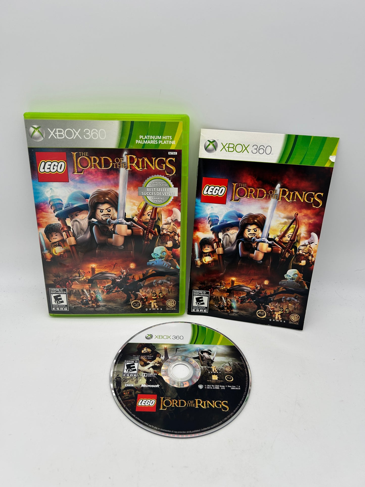 PiXEL-RETRO.COM : MICROSOFT XBOX 360 COMPLETE CIB BOX MANUAL GAME NTSC LEGO LORD OF THE RINGS