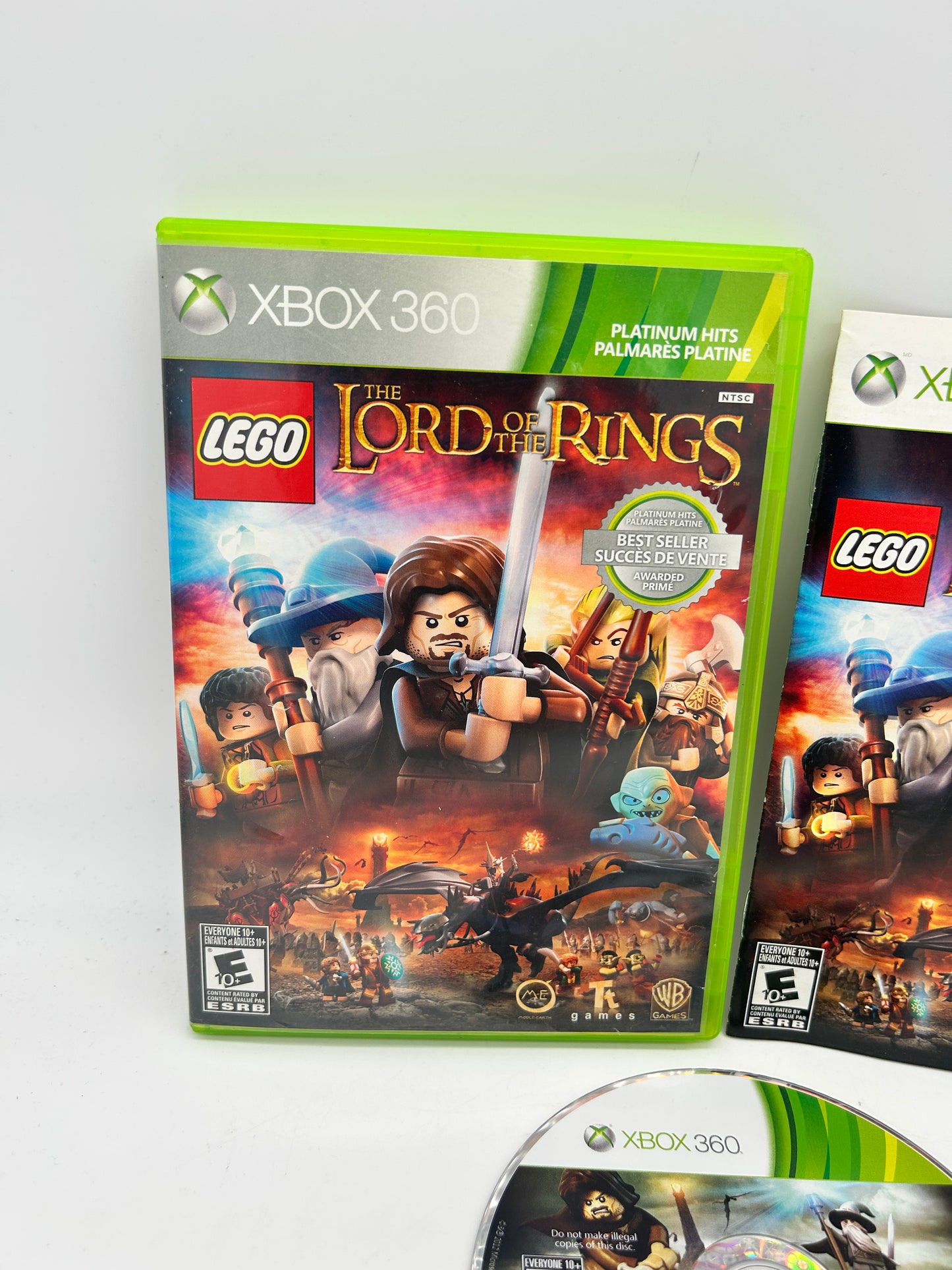 MiCROSOFT XBOX 360 | LEGO LORD OF THE RiNGS | PLATiNUM HiTS