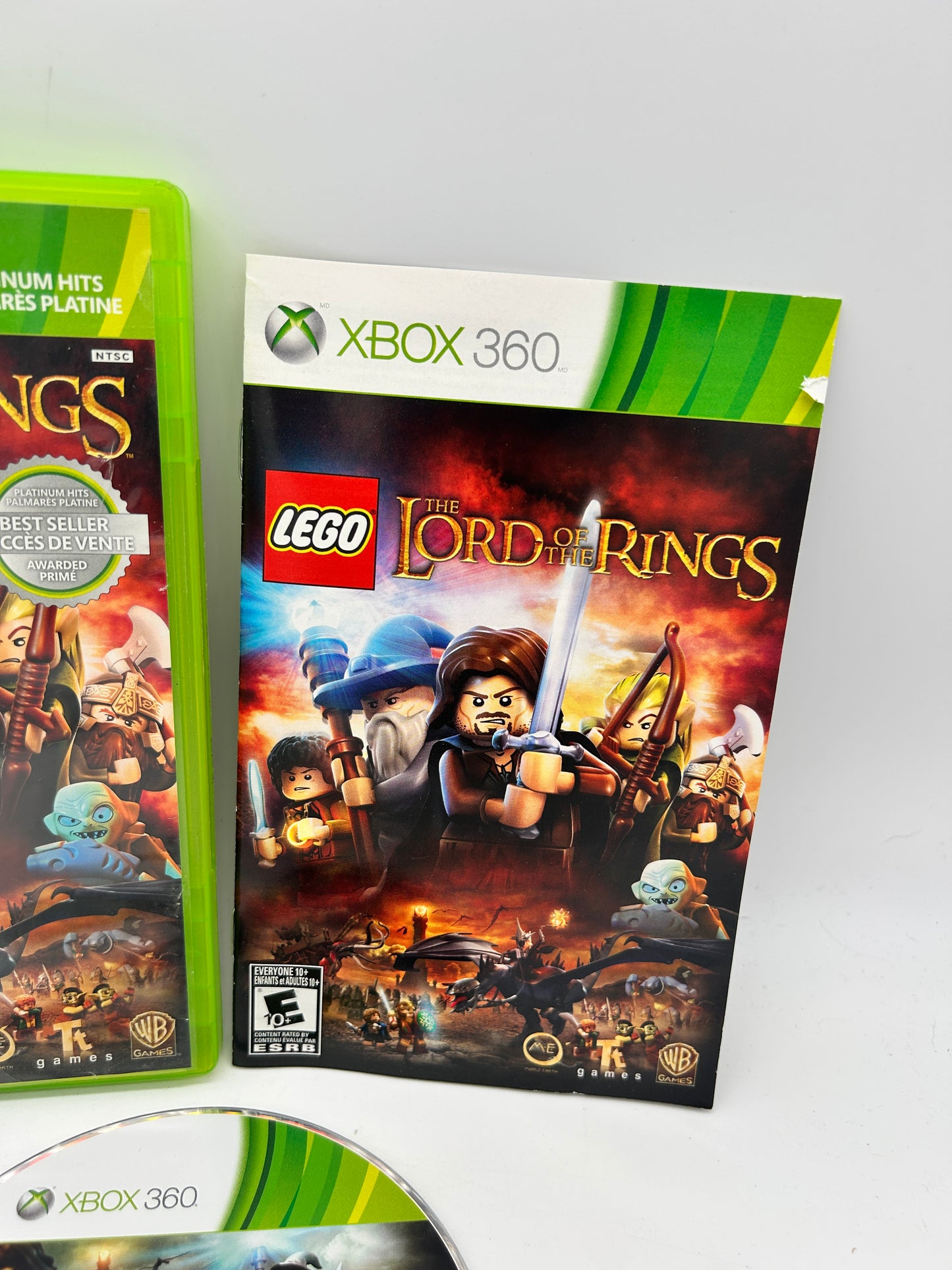 MiCROSOFT XBOX 360 | LEGO LORD OF THE RiNGS | PLATiNUM HiTS