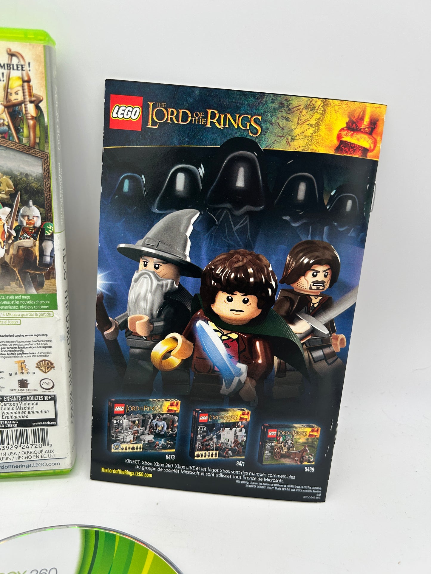 MiCROSOFT XBOX 360 | LEGO LORD OF THE RiNGS | PLATiNUM HiTS