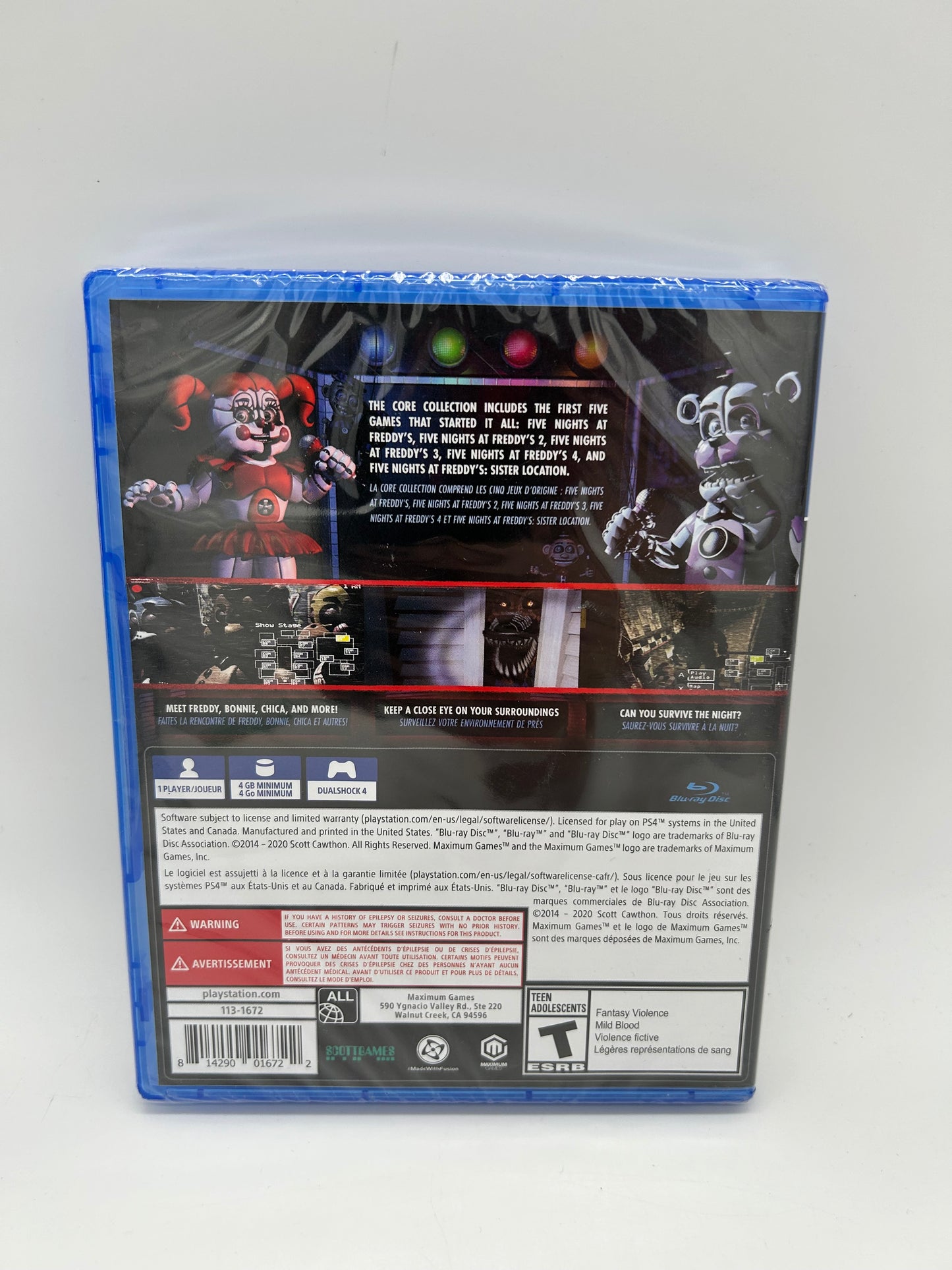 SONY PLAYSTATiON 4 [PS4] | FiVE NiGHTS AT FREDDYS | CORE COLLECTiON