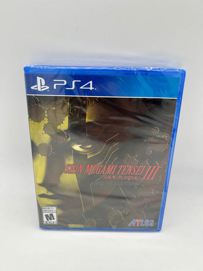 PiXEL-RETRO.COM : SONY PLAYSTATION 4 (PS4) COMPLETE CIB BOX MANUAL GAME NTSC SHIN MEGAMI TENSEI III NOCTURNE HD REMASTER