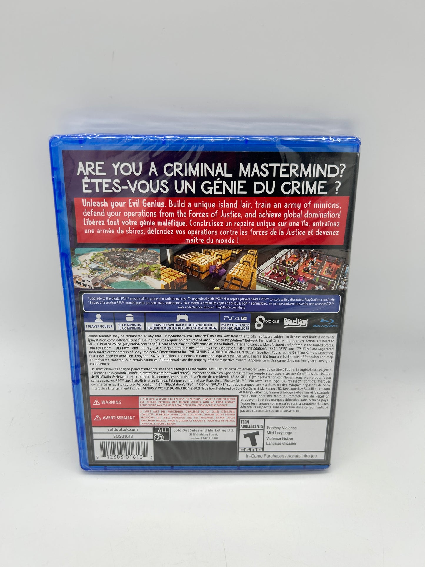 SONY PLAYSTATiON 4 [PS4] | EViL GENiUS 2 WORLD DOMiNATiON