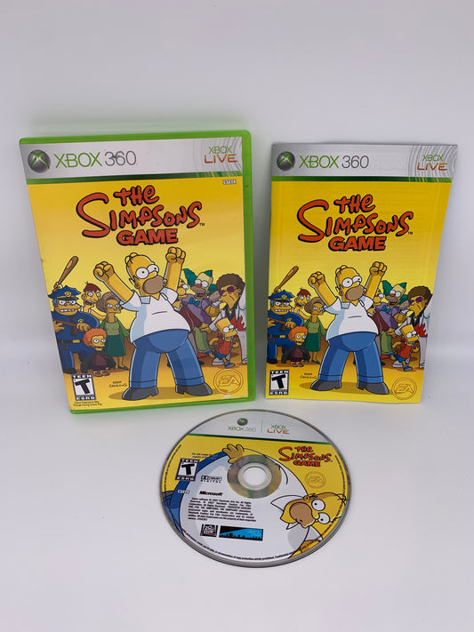 PiXEL-RETRO.COM : MICROSOFT XBOX 360 COMPLETE CIB BOX MANUAL GAME NTSC THE SIMPSONS THE GAME