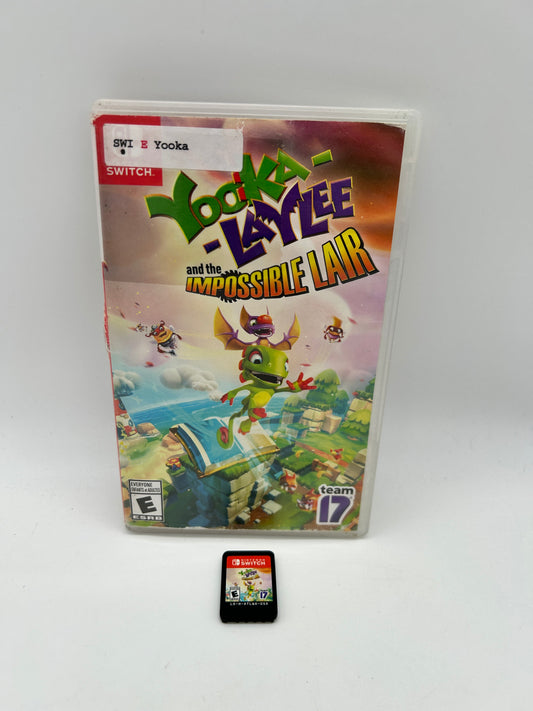 PiXEL-RETRO.COM : NINTENDO SWITCH IN BOX COMPLETE MANUAL GAME NTSC YOOKA-LAYLEE AND THE IMPOSSIBLE LAIR